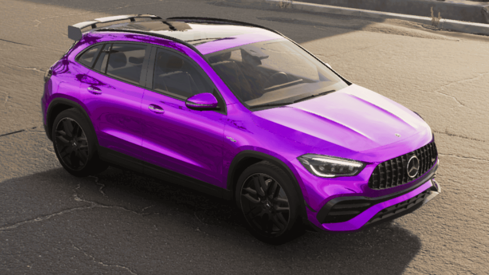 Autofolierung Frankfurt mit Avery Dennison Chrome Violet – Glänzende Chrom-Folie in tiefem Violett für ein exklusives und auffälliges Design.