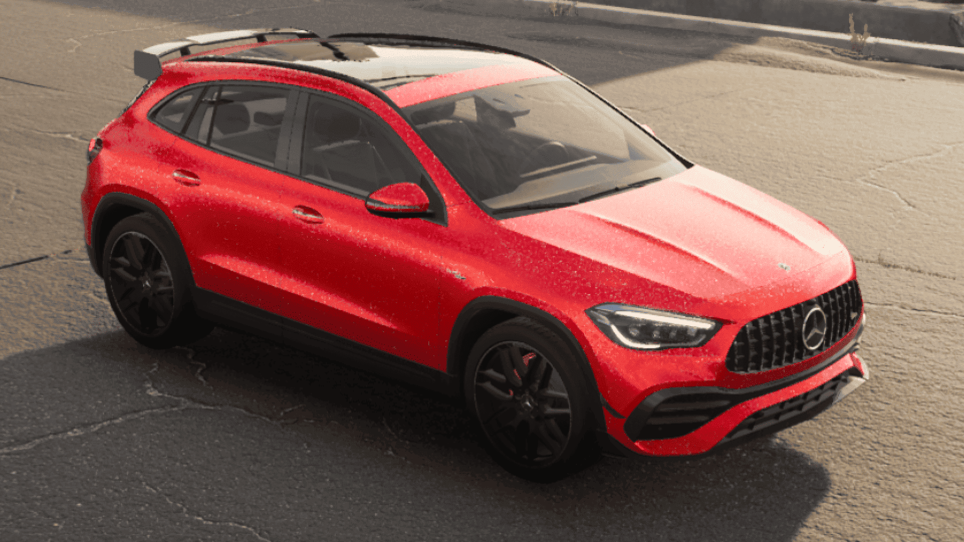 Autofolierung Frankfurt mit Avery Dennison Diamond Red – Glänzende Folie in lebendigem Rot für ein auffälliges und dynamisches Design.