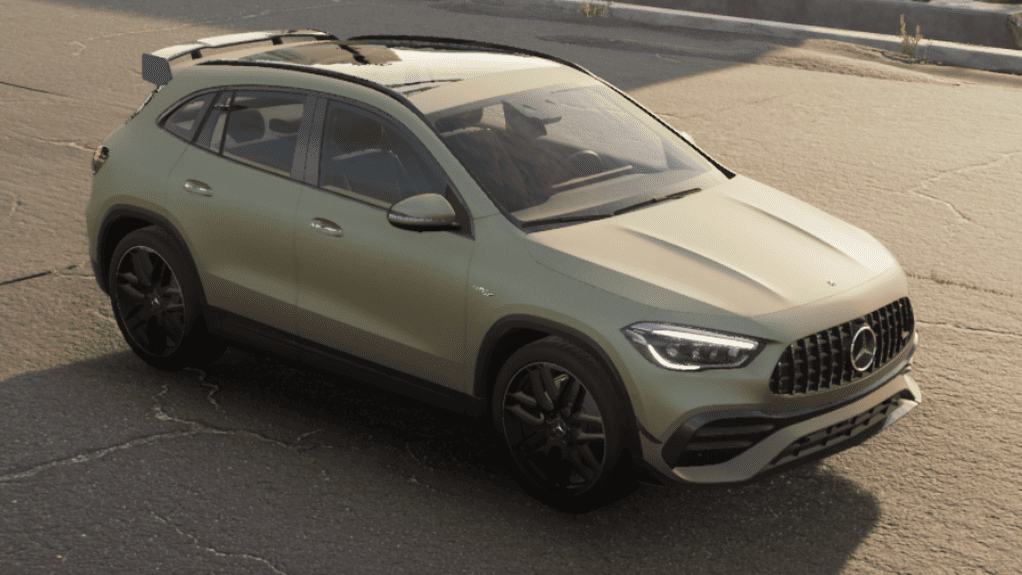 Autofolierung Frankfurt mit Avery Dennison Matte Metallic Midnight Sand – Matte Folie in sandigem Braun mit metallic Schimmer für ein elegantes und exklusives Design.