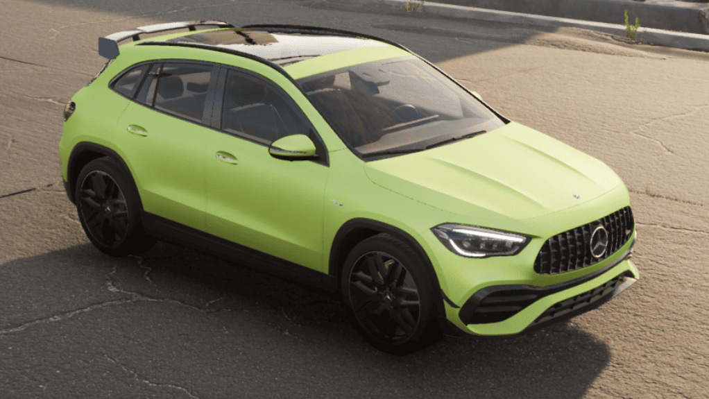 Autofolierung Frankfurt mit Avery Dennison Matte Metallic Yellow Green – Matte Folie in gelbgrünem Farbton mit metallischem Schimmer für ein lebendiges und auffälliges Design.