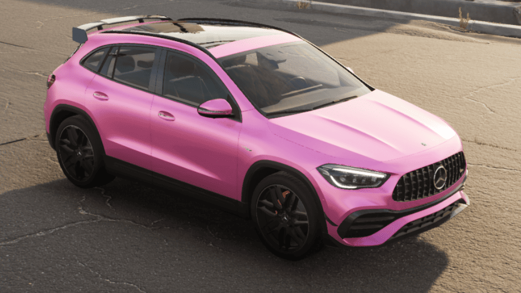 Autofolierung Frankfurt mit Avery Dennison Satin Awesome Orchid – Satin-Folie in lebendigem Lila mit einem faszinierenden Schimmer für ein exklusives und auffälliges Design.