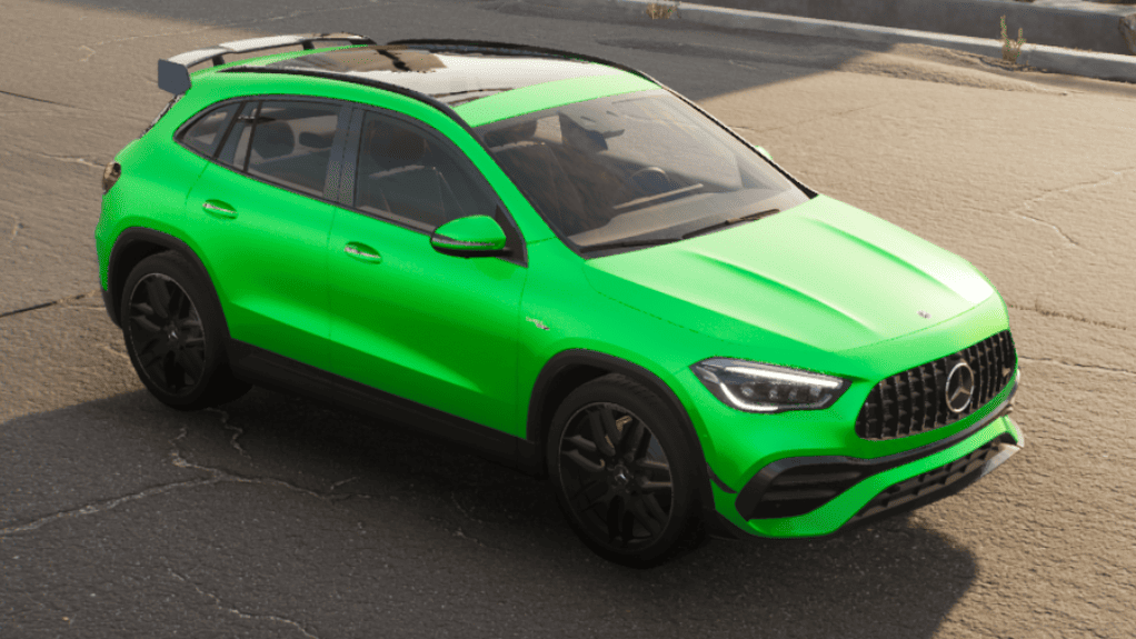 Autofolierung Frankfurt mit Avery Dennison Satin Grass Green – Satin-Folie in frischem, grünem Farbton für ein lebendiges und naturinspiriertes Design.