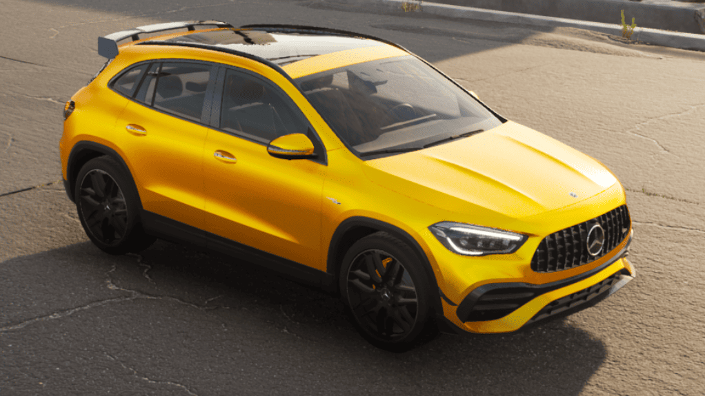 Autofolierung Frankfurt mit Avery Dennison Satin Metallic Energetic Yellow – Satin-Folie in lebendigem Gelb mit metallischem Schimmer für ein dynamisches und auffälliges Design.