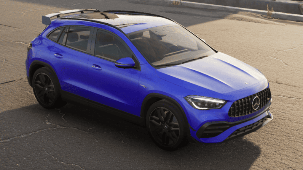 Autofolierung Frankfurt mit 3M HG Blue Raspberry – Hochglänzende Folie in lebendigem Blau mit einem Hauch von Himbeerrötung für ein auffälliges Design.