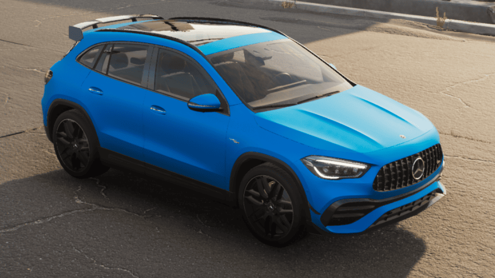 Autofolierung Frankfurt mit 3M Matte Blue Metallic – Matte Folie in tiefem Blau mit metallic Schimmer für ein elegantes und dynamisches Design.