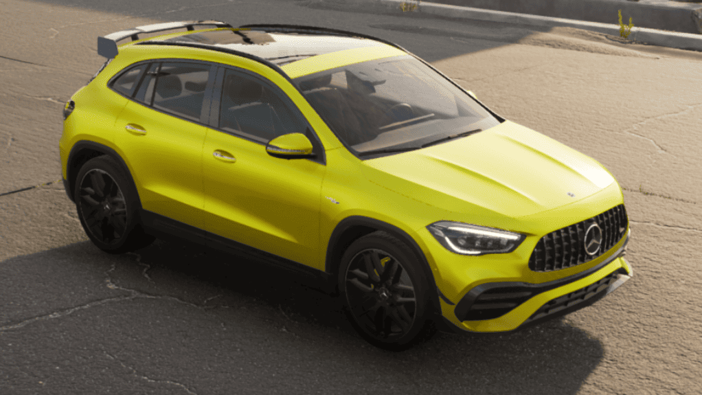 Autofolierung Frankfurt mit der 3M Satin Bitter Yellow Folie für eine matte, gelbe Optik mit elegantem Seidenglanz