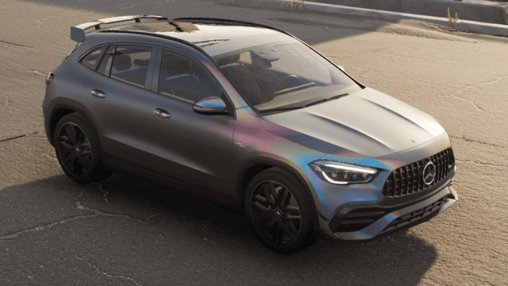 Autofolierung Frankfurt mit 3M Satin Flip Psychedelic – Satin-Folie mit faszinierendem Farbwechsel für ein einzigartiges und energiegeladenes Design.