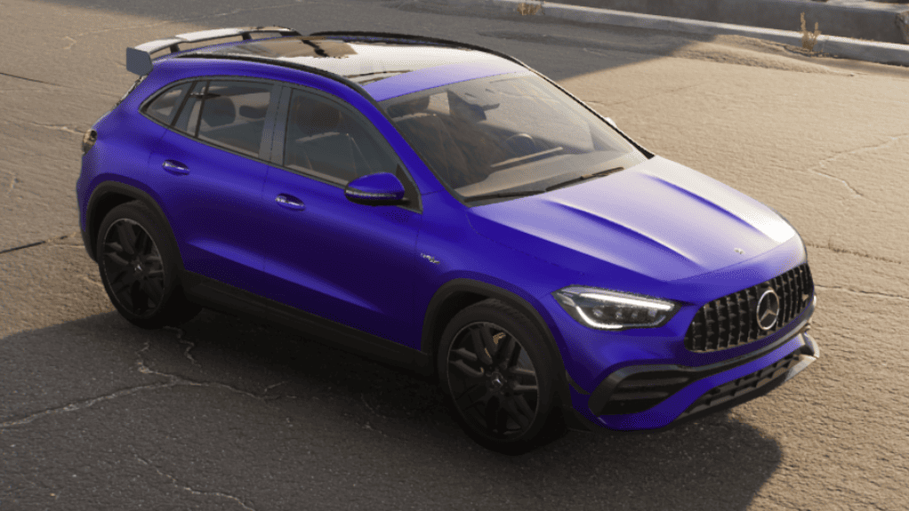 Autofolierung Frankfurt mit 3M Satin Mystique Blue – Satin-Folie in tiefem Blau mit einem faszinierenden Schimmer für ein exklusives Design.